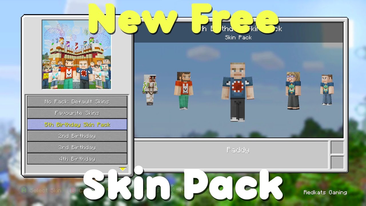 How To Get Minecraft Skin Pack 4 For Free